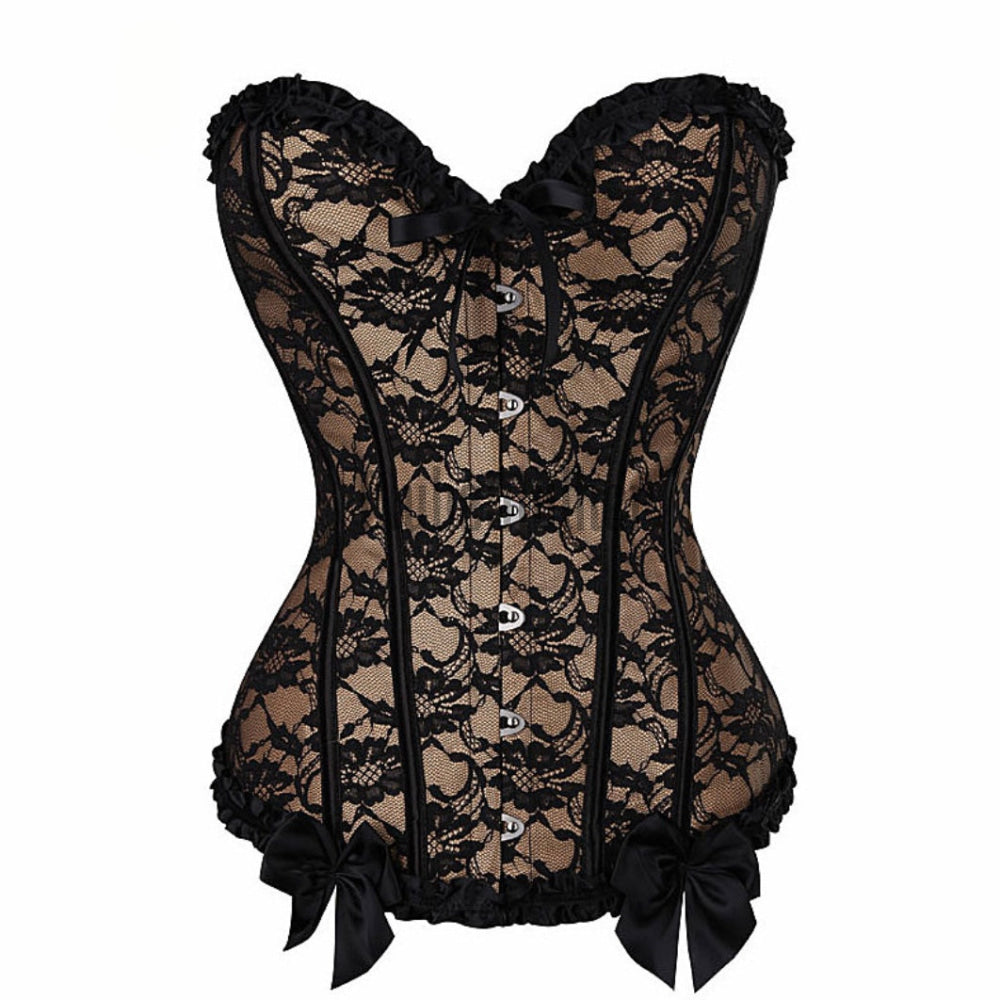 Espartilho Lingerie Floral 2 Anos De Garantia
