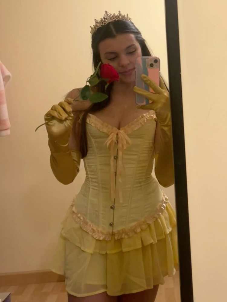 Conjunto: Espartilho Elegance Princesa Bela