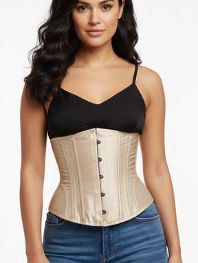 Espartilho Premium com Ancas Barbatanas de Aço