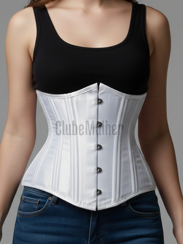 Espartilho Underbust Premium com Barbatanas dupla de Aço