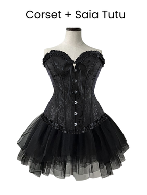 Espartilho Lingerie c/ saia tutu