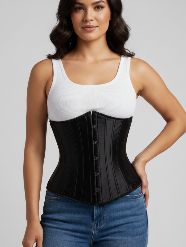 Espartilho Underbust Premium com Barbatanas de Aço