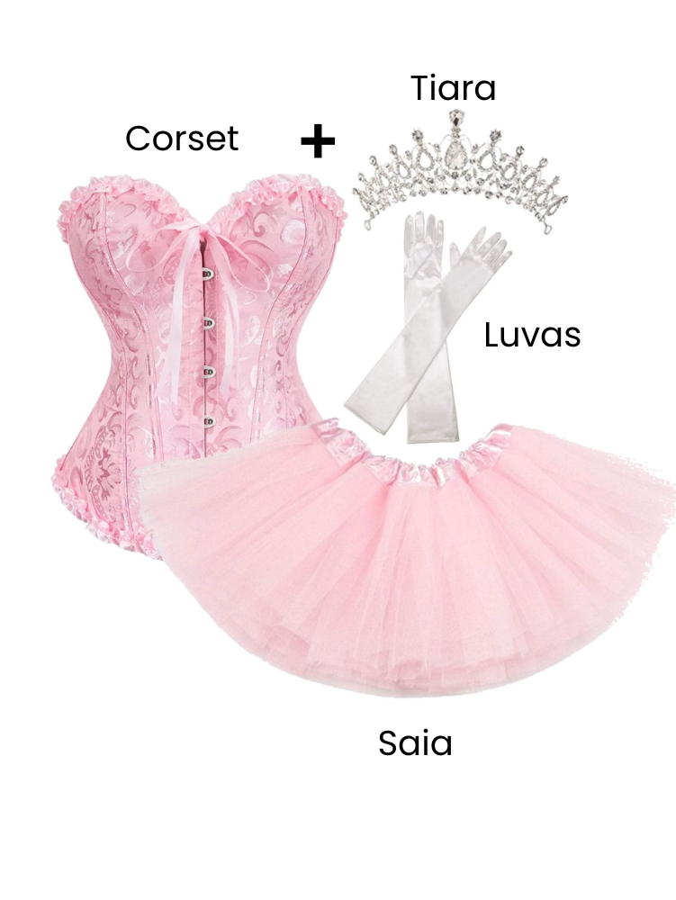 Conjunto: Espartilho Lingerie Aurora