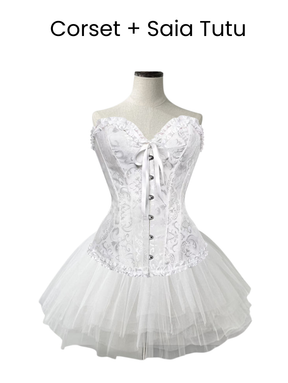 Espartilho Lingerie c/ saia tutu
