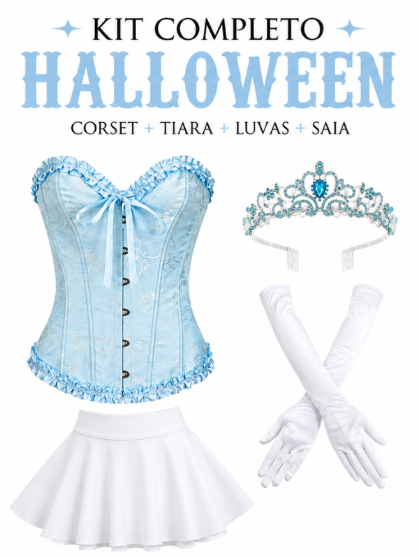 Conjunto: Espartilho Elegance Cinderela