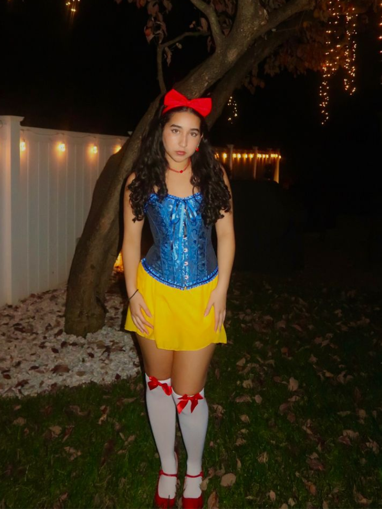 Conjunto: Espartilho Lingerie Branca de Neve