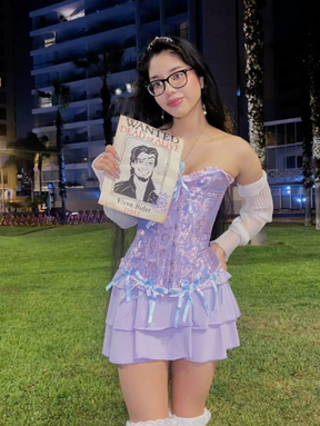 Conjunto: Espartilho Lingerie Rapunzel