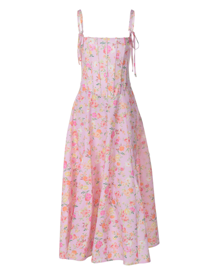 Vestido Corset floral V