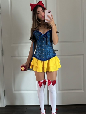 Conjunto: Espartilho Lingerie Branca de Neve