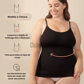 Compre 1 Leve 2:  Regata Modeladora - Modela e Define, Comprime e Realça o Busto