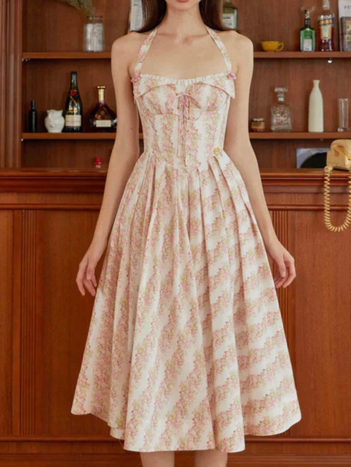 Vestido Corset Rosa Toscana