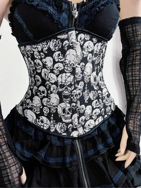 Espartilho Caveirinhas Underbust