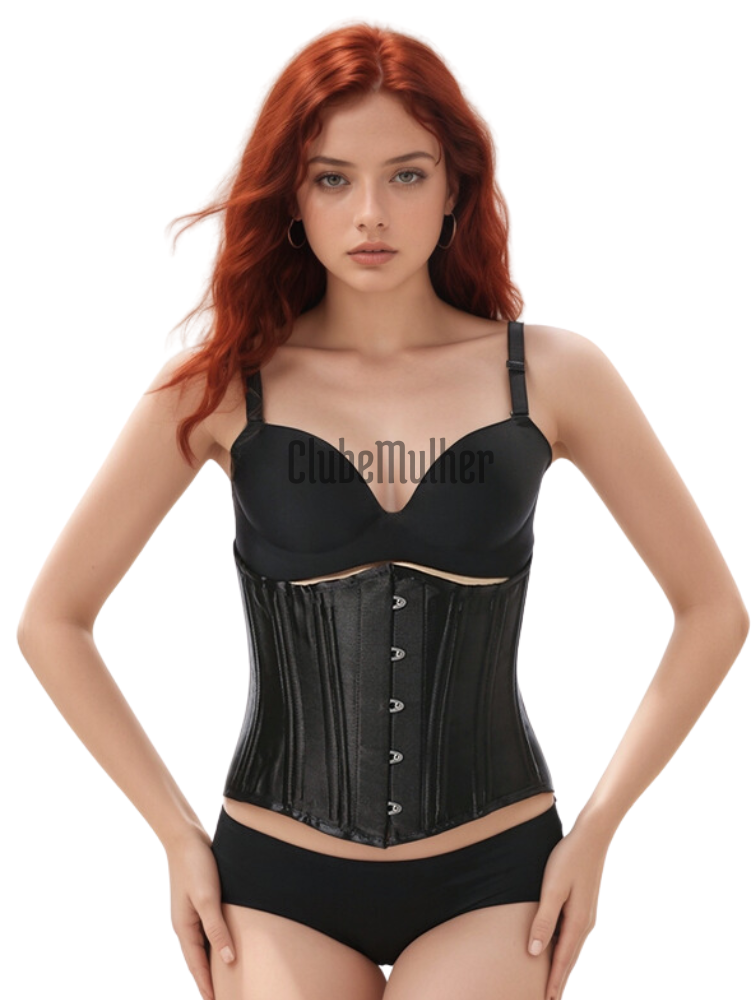 Espartilho Underbust Premium com Barbatanas dupla de Aço