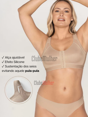 (Compre 1 Leve 2) Sutiã Plus Conforto - Melhor Postura Sustentação Ajustável E Efeito Silicone