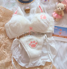 Conjunto Cute Cat Branco / P