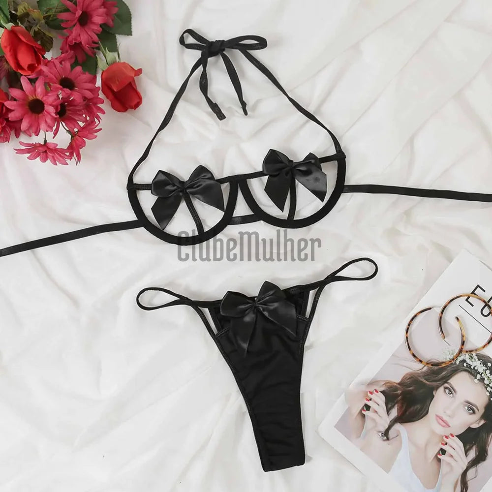 Conjunto Lingerie Laceup