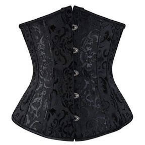 Underbust Corset Dress Top Shirt Skirt 3 Set Front High And Low Burlesque Corsets Bustier Lingerie