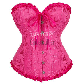 Espartilho Lingerie - Cores Exclusivas Rosa Choque / Xp 2 Anos De Garantia