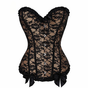 Espartilho Lingerie Floral 2 Anos De Garantia