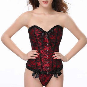 Espartilho Lingerie Floral 2 Anos De Garantia