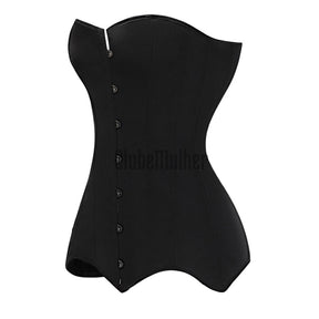 Women Sexy Corset Bustier Top Gothic Slimming Long Torso Steel Bones Overbust Curve Shaper Body