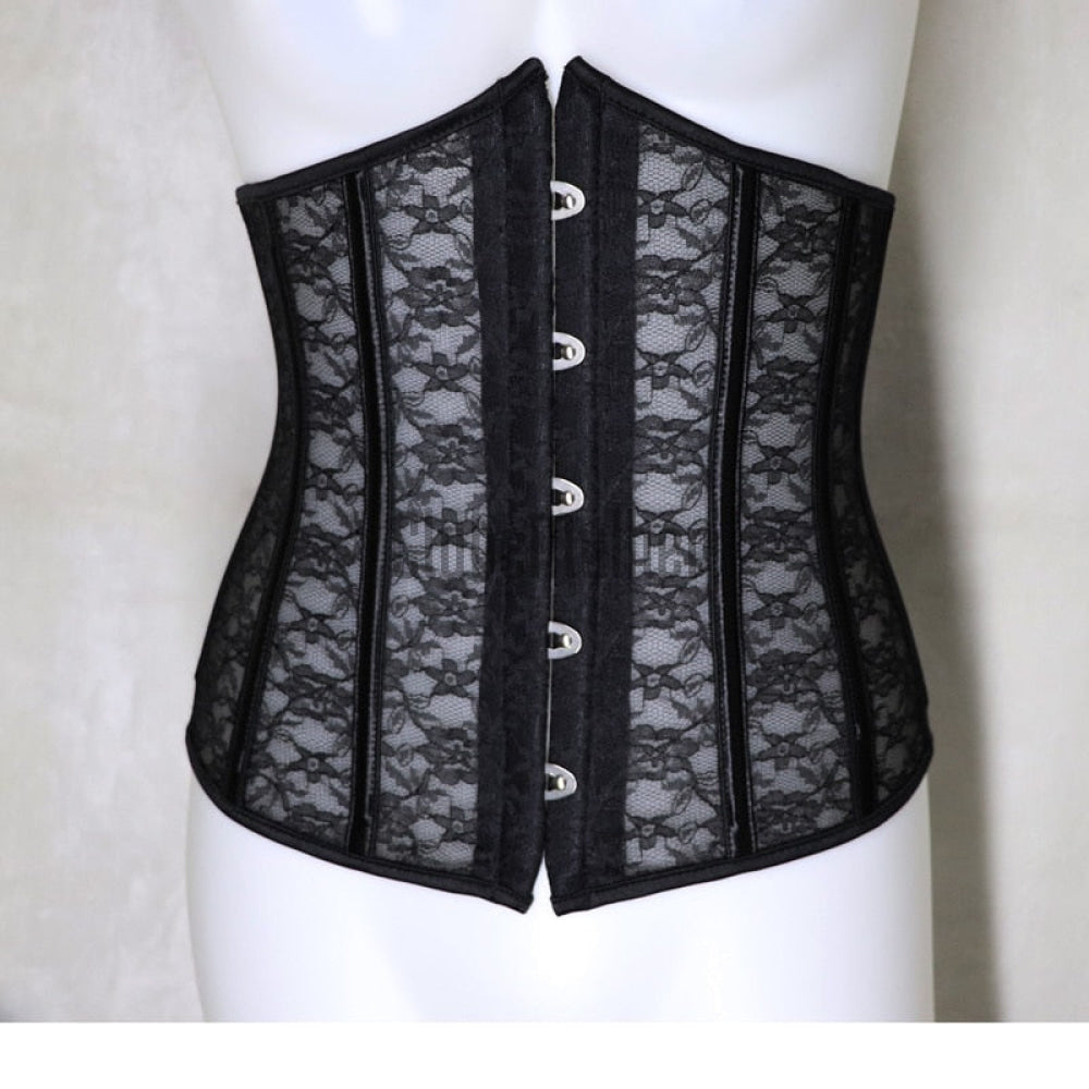 Espartilho Shaper Underbust Com Barbatanas De Aço