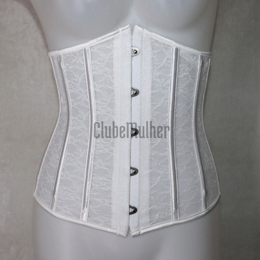 Espartilho Shaper Underbust Com Barbatanas De Aço