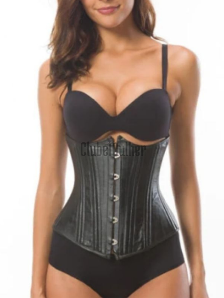 Espartilho Underbust Premium Com Barbatanas De Aço 2 Anos Garantia